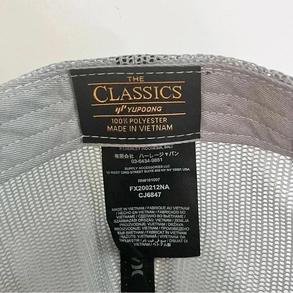 Hurley Trucker Hat with Airbrushed Swordfish and Sunset Ocean Scene - Picture 3 of 7